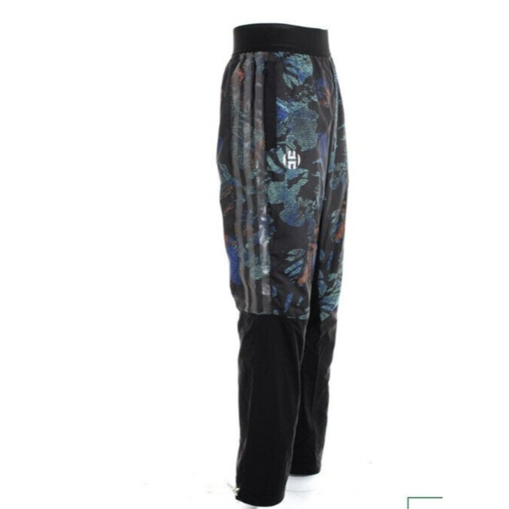 Adidas Mens Small Harden NXT Basketball Black Pants GH6694 New